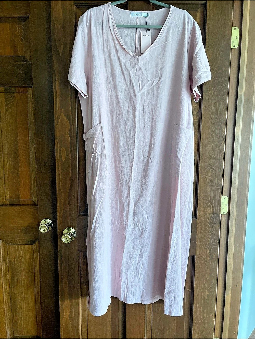 AUDATE Pink Maxi Dress Size 2XL NWT